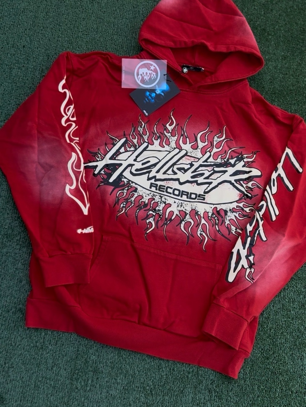 Hellstar Records Red Graphic Hoodie